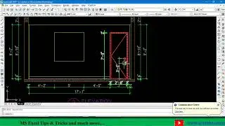 How to draw plan elevation by a single command in AutoCAD | All four sides elevations #planelevation