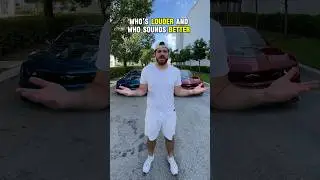 Camaro ZL1 vs. SS - Who's louder and who sounds BETTER?!