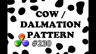 DaVinci Resolve Tutorial: How to Create a Cow/Dalmation Pattern