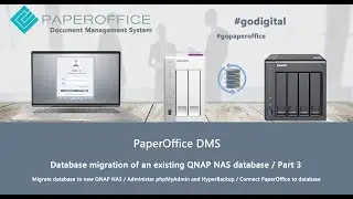 Database migration of an existing QNAP NAS database PaperOffice Document Management System / Part 3