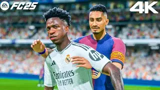 FC 25 - Barcelona vs Real Madrid | El Clasico gameplay [4K]