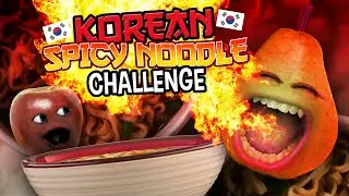 Annoying Orange - Korean Spicy Noodle Challenge!