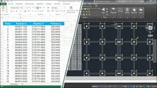 The right way to export Footings Coordinates from AutoCAD into Excel without any lisps