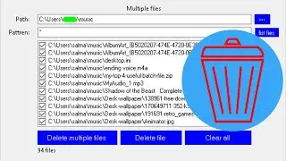 How To Delete Multiple Files In C# Winform Application