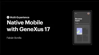 Mobile Nativo con GeneXus 17