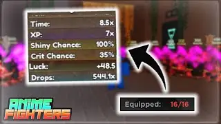 *Op Bug! How To Get 16 Fighter Equips WIth NO Artifacts in Anime Fighters