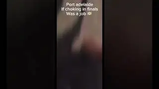 Port adelaide if choking in finals was a job | @MrPortSupporter2024