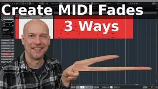 Create MIDI fade ins in Cubase