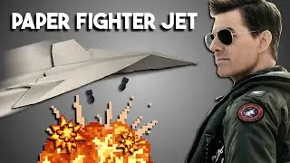 How To Fold a Paper Fighter Jet