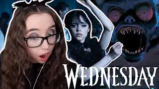 WHO asked for this love triangle?! not wednesday 💀  | wednesday reaction & commentary: episodes 1-4!