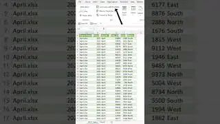 How to combine multiple data files #excel #exceltips #exceltricks #microsoft