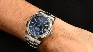 Rolex Sky Dweller Blue dial 326934 - Annual Calendar & GMT with one Crown  |  Hafiz J Mehmood