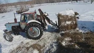 Самодельный кун на заднюю навеску.