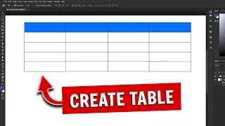How To Create Table in Photoshop (2025)