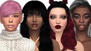 Female Sims Dump #24 | SIMS 4 CAS | CC Folder and Sim Download