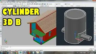 484 CYLINDER UKURAN 3D AUTOCAD