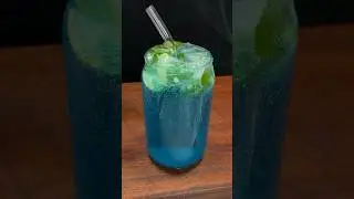 Refreshing Blue Lagoon Mocktail ASMR 