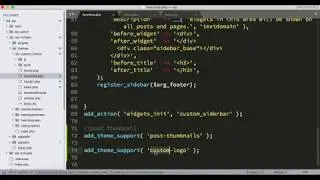 Wordpress custom logo, header, feature image code | Wordpress theme development in Hindi