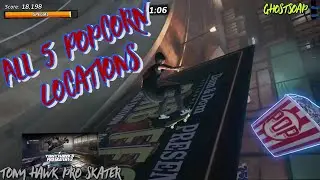 All Popcorn Bucket locations guide Downtown -  (in 1 run) Tony Hawk Pro Skater 1 + 2 Remastered.
