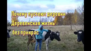 Молодежь уезжает из деревень, деревни пустеют. Деревенская жизнь без прикрас