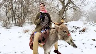 Village Lifestyle Iran: 1000 Years Old Persian Food & Donkey Riding