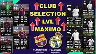 PES 2021 CLUB SELECTION BARCELONA e REAL MADRID / LEVEL MAXIMO / 