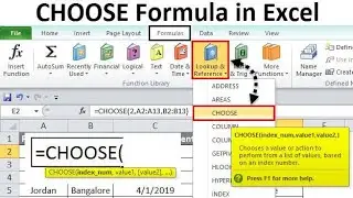 How to Find Weekday by Choose function in Excel 