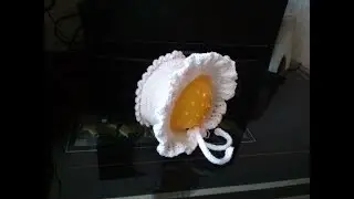 Чепчик/шапочка для новорожденной спицами. Часть 4