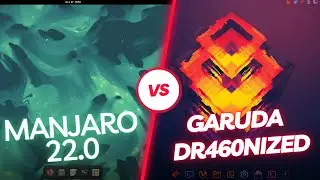 Garuda Dr460nized Linux VS Manjaro 22.0 (RAM Consumption)