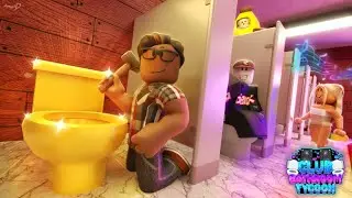 BUILDING LEVEL 99999+ CLUB BATHROOM TYCOON ROBLOX