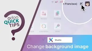 Odoo Quick Tips - Change background [Studio]