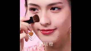 Hojo Clear Gradient Blush Pink Girl's Natural Nude Makeup Repair Capacity High Gloss Rouge One Piece