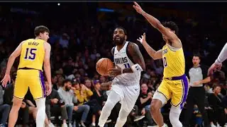 TAKE THE SHOT ITS JUST KYRIE!! LAKERS VS MAVERICKS REACTION