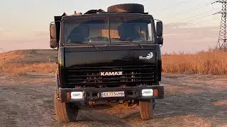 ПОСТАВИЛ ПЕЧКУ, 3 ДНЯ РАБОТЫ НА СВОЕМ САМОСВАЛЕ КАМАЗ 55111