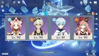 1.5 abyss floor 11 abyss herald control - no ganyu no zhongli - genshin impact