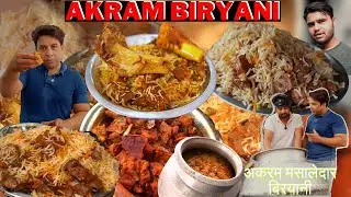 akram bhai biryani wale mustafabad delhi 500 kg selling biryani in a day  delhi street food india