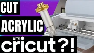 CAN YOU CUT ACRYLIC WITH CRICUT MAKER & CRICUT MAKER KNIFE BLADE?! | HOW TO CUT ACRYLIC WITH CRICUT
