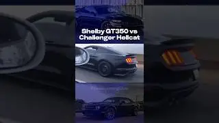 Shelby GT350 🆚 Challenger Hellcat! 🏎️