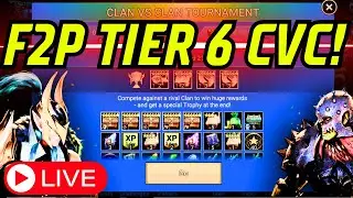F2P END GAME CVC! HANGING OUT HELPING WITH QUESTIONS! | RAID:SHADOW LEGENDS