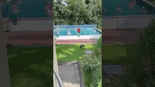 Летний открытый бассейн Freibad P3 в Peine #shorts #рекомендации#рек#реки#бассейн#горки#германия