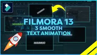 3 Smooth Text Animation with Filmora 13 Keyframe Graph Editor