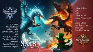 Luck or hard work? SX18 Eden: Bounty - 4 hours gate battle - 670 UaO vs 579 goW  [Rise of castles]