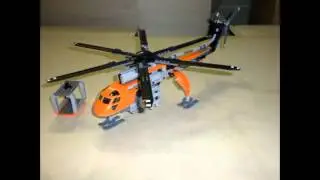 Lego 60034 final design and the Sikorsky S64E