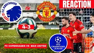 FC Copenhagen vs Manchester United 4-3 Live Stream Champions league Football Match Score Highlights