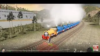 TRAINZ ON ICE! - THOMAS THOMAS THOMAS THOMAS! - THOMAS AND FRIENDS - TRAINZ RAILROAD SIMULATOR