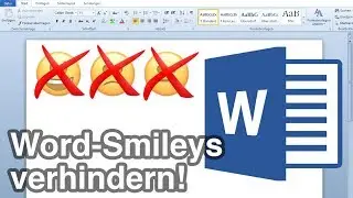 Automatische Word Smileys verhindern!