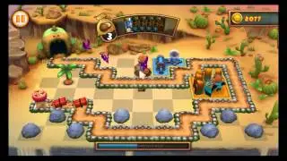Go Home Dinosaurs! - 2-8 - Walkthrough - 3 steaks! (easy way)