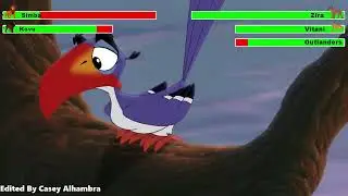 The Lion King II: Simba's Pride (1998) Ambush Scene with healthbars