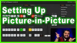 BlackMagic Design ATEM Video Switcher Picture-in-Picture