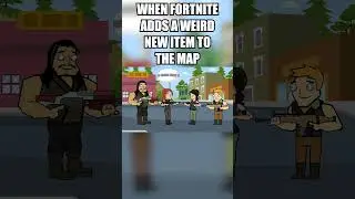 When the Fortnite new map adds a weird item #fortnite #shorts
